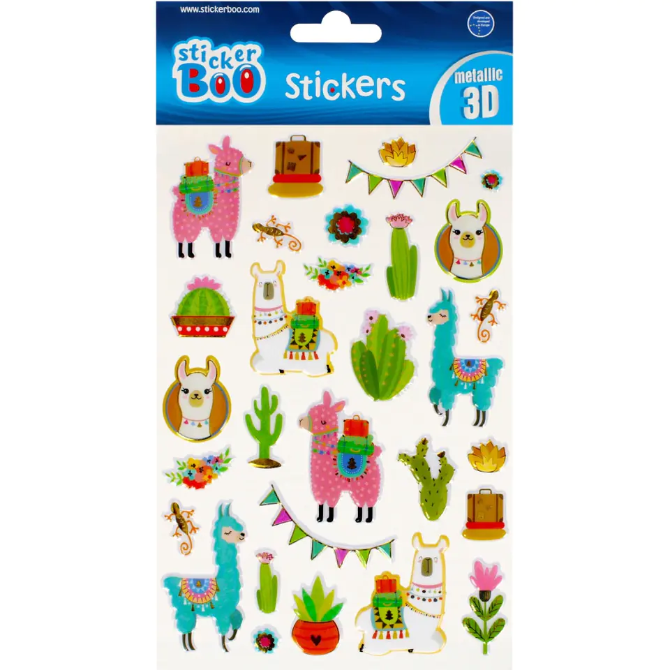 ⁨Stickers 140x260 S-BOO 3D LAMA 493710⁩ at Wasserman.eu