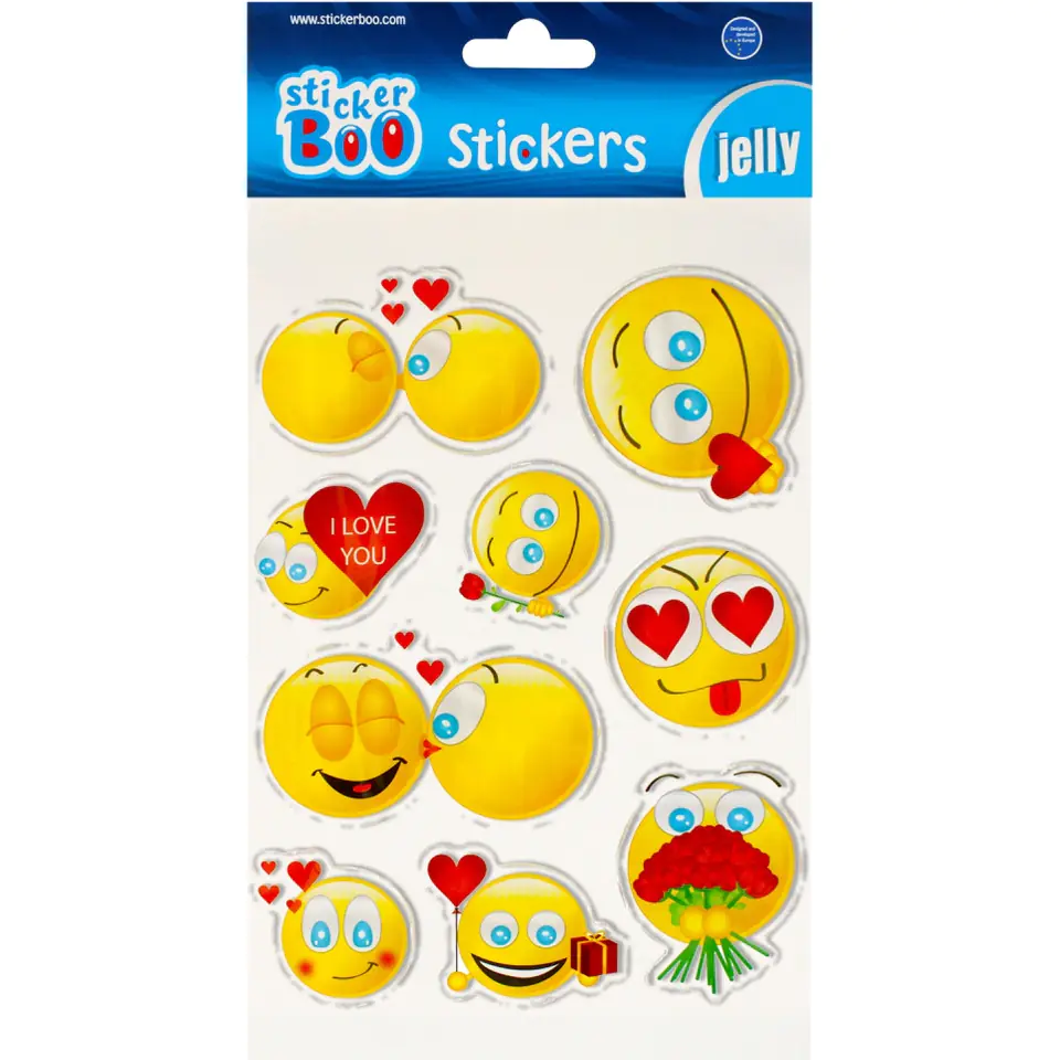 ⁨Stickers 150x260 S-BOO JELLY EMOTICONS 493720⁩ at Wasserman.eu