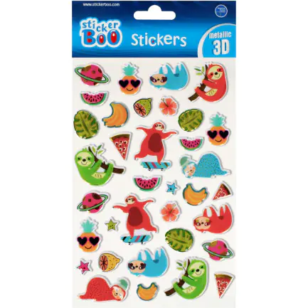 ⁨Stickers 140x260 S-BOO MET3D SLOTH 493713⁩ at Wasserman.eu