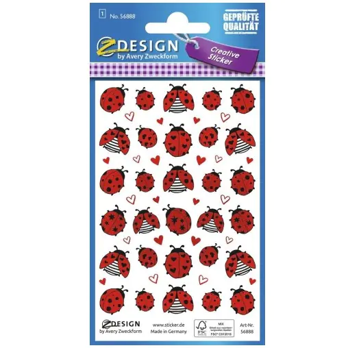 ⁨Decals for decoration LADYBUGS 56888 Z-DESIGN AVERY ZWECKFORM⁩ at Wasserman.eu