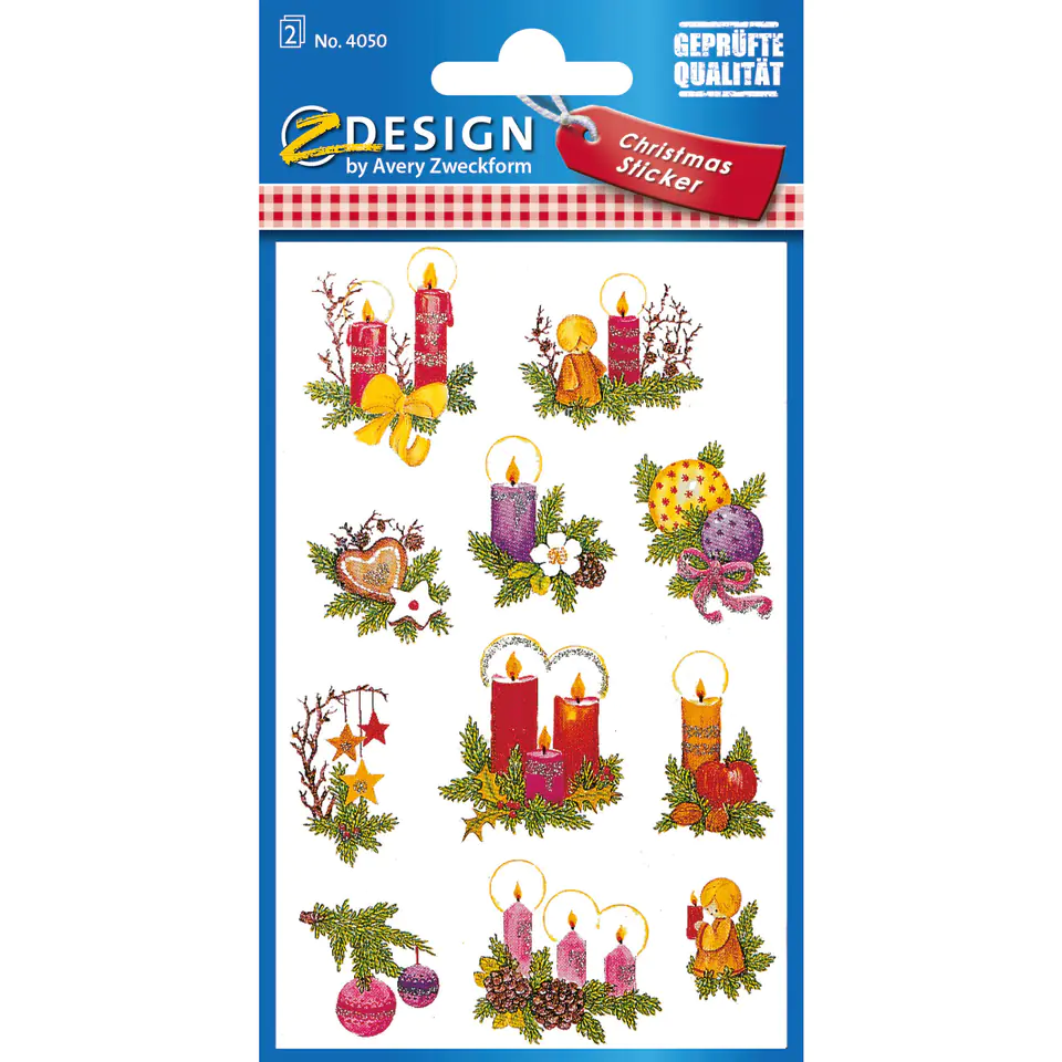 ⁨Z-Design glossy stickers - Christmas reeds 4050 AVERY ZWECKFORM⁩ at Wasserman.eu