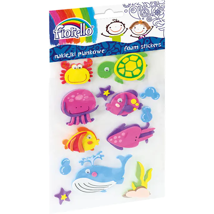 ⁨Foam stickers GR-NP299 marine animals 170-2389 FIORELLO⁩ at Wasserman.eu