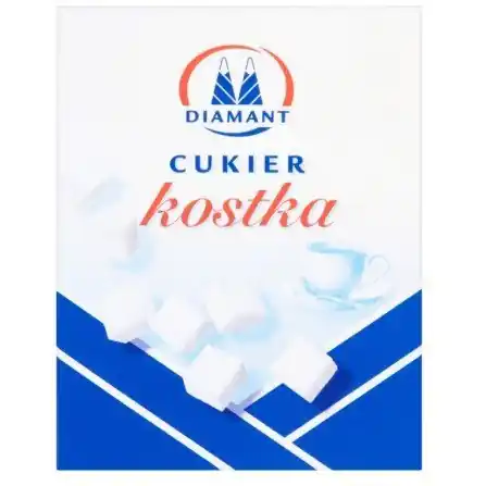 ⁨DIAMANT white sugar cubes 500g⁩ at Wasserman.eu