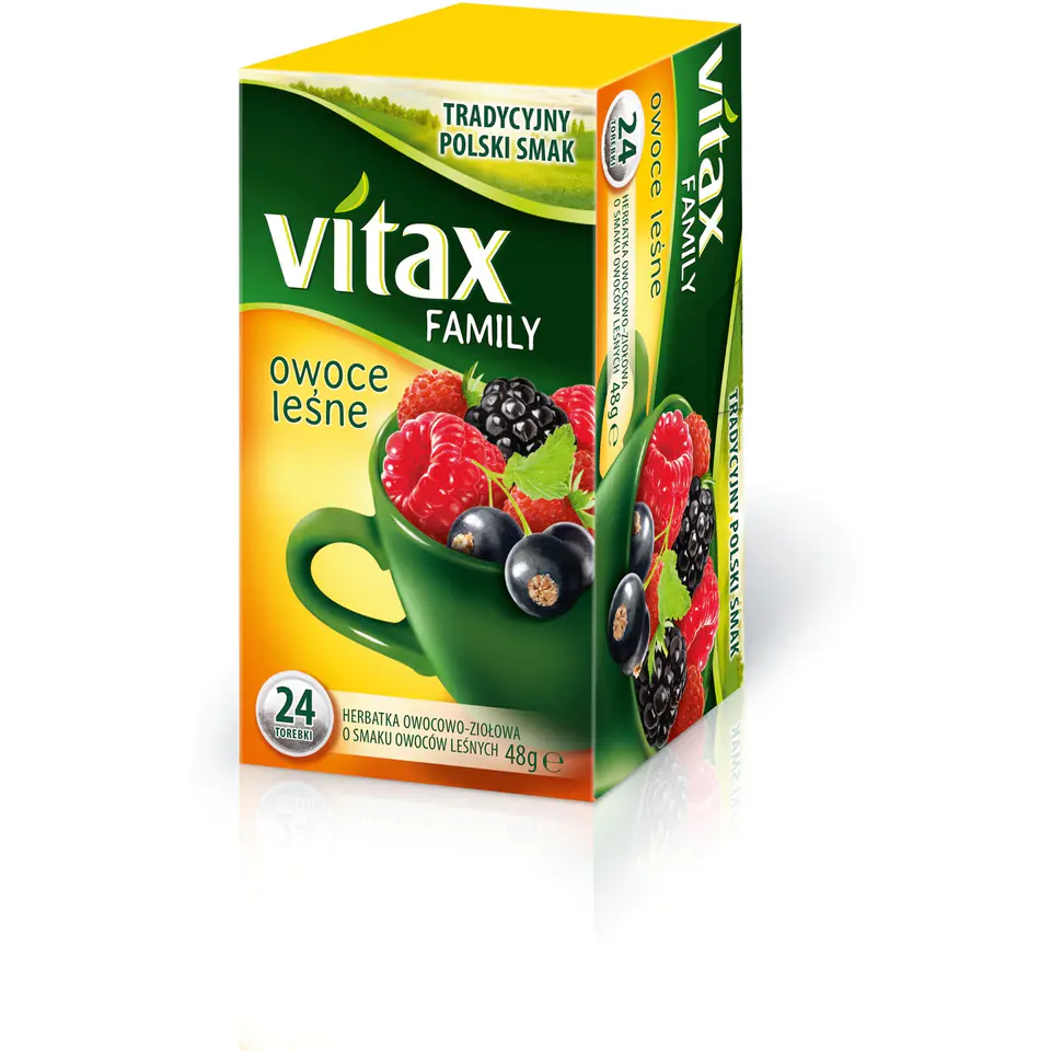 ⁨VITAX FAMILY tea (24 bags) Forest Fruits without pendant⁩ at Wasserman.eu