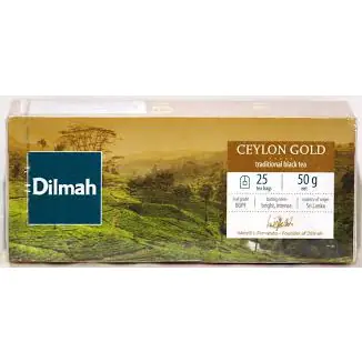 ⁨Herbata DILMAH CEYLON GOLD czarna 25t*2g⁩ w sklepie Wasserman.eu