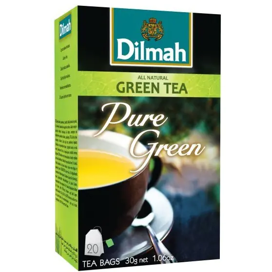 ⁨DILMAH tea (20 bags) green Pure Green express⁩ at Wasserman.eu