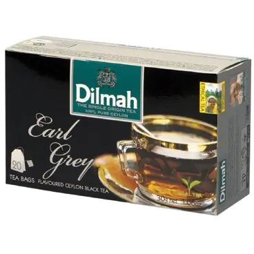 ⁨DILMAH tea (20 bags) black with Earl Grey aroma⁩ at Wasserman.eu