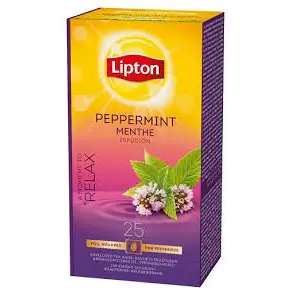 ⁨LIPTON PEPERMINT CLASSIC tea 25k.fol herbal⁩ at Wasserman.eu