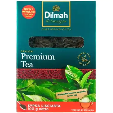 ⁨Herbata DILMAH czarna liściasta 100g Premium Tea⁩ w sklepie Wasserman.eu