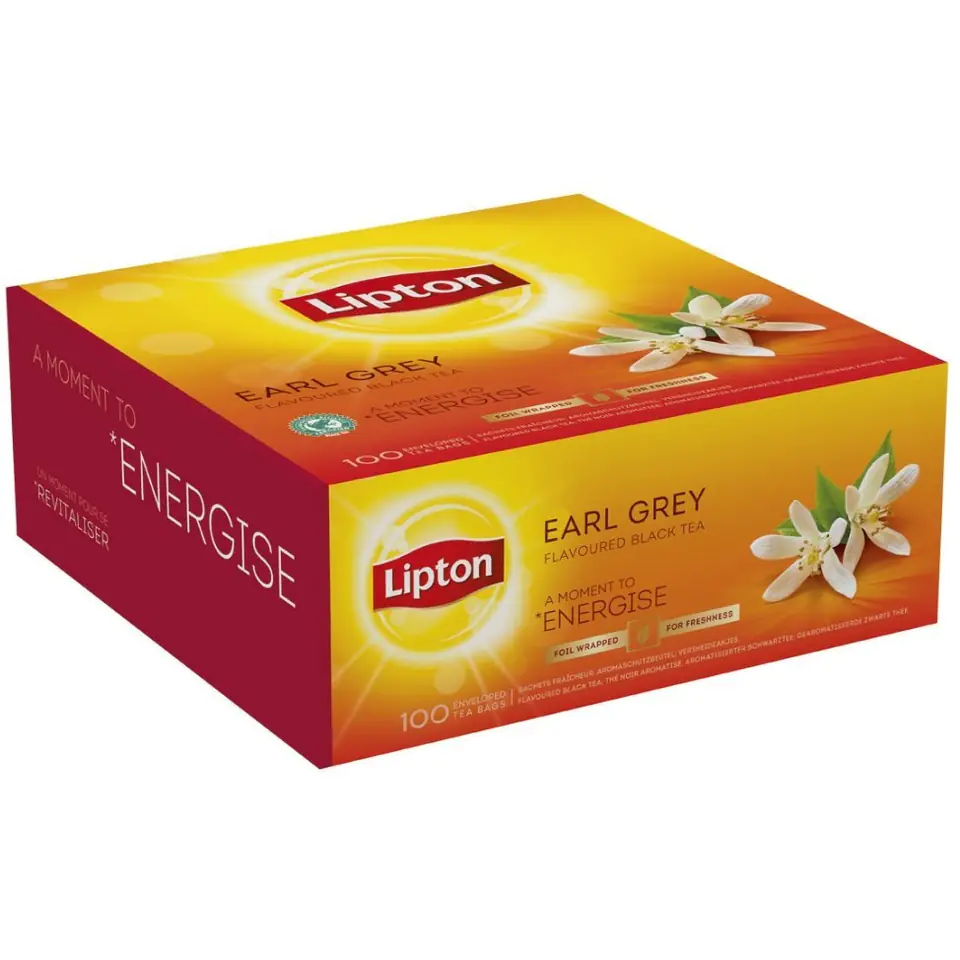 ⁨Herbata LIPTON czarna (100 kopert fol .) Earl Grey⁩ w sklepie Wasserman.eu