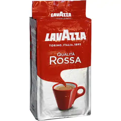 ⁨Coffee LAVAZZA QUALITA ROSSA 250g ground⁩ at Wasserman.eu