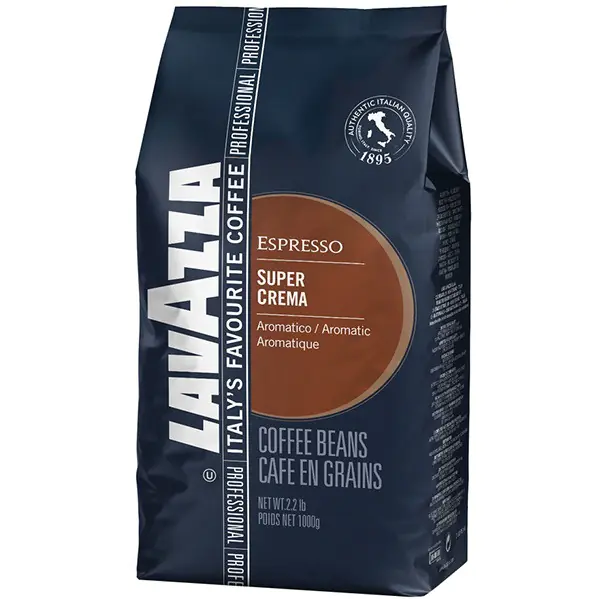 ⁨Kawa LAVAZZA SUPER CREMA ziarno 1kg⁩ w sklepie Wasserman.eu