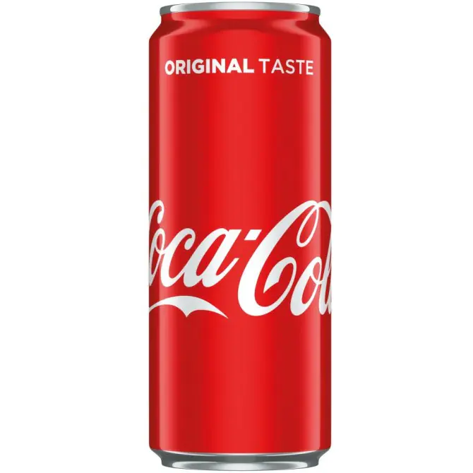 ⁨Napój COCA-COLA 0,33L (24 sztuki) puszka z kaucją⁩ w sklepie Wasserman.eu