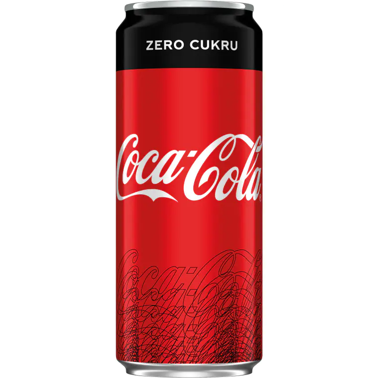 ⁨Napój COCA-COLA ZERO 0,33L (24 sztuki) puszka z kaucją⁩ w sklepie Wasserman.eu