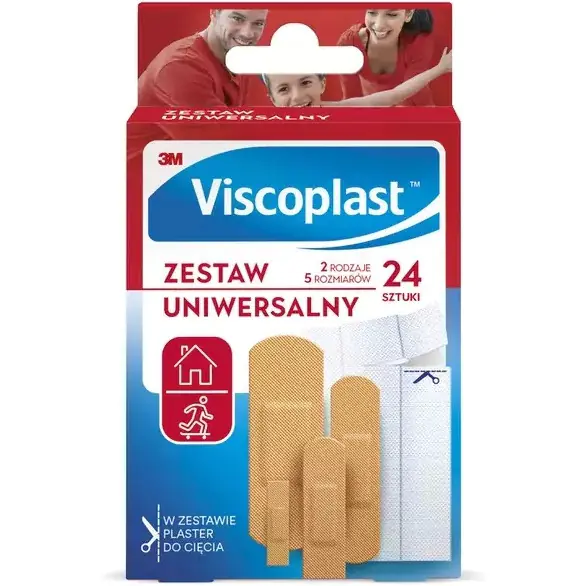 ⁨Zestaw plastrów uniwersalny VISCOPLAST mix 3M-4054596798328⁩ w sklepie Wasserman.eu