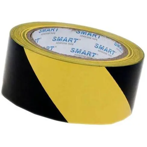 ⁨WARNING TAPE YELLOW-BLACK SELF-ADHESIVE 48*25M⁩ at Wasserman.eu