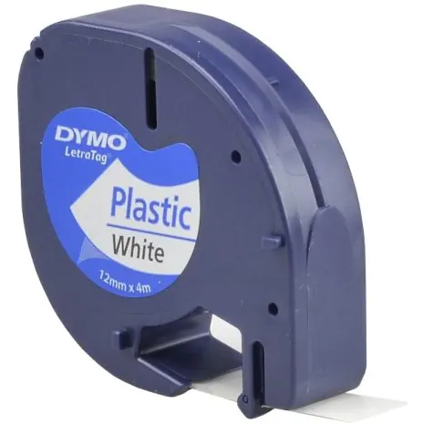 ⁨Taśma LETRATAG plast.biała 59422 12/4 S0721560 DYMO⁩ w sklepie Wasserman.eu