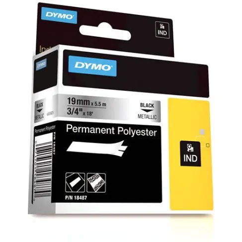 ⁨Tape polyester 19x5.5 metal 18487 DYMO⁩ at Wasserman.eu