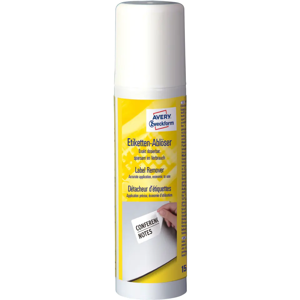 ⁨Spray do usuwania etykiet 150ml AVERY ZWECKFORM 3590⁩ w sklepie Wasserman.eu