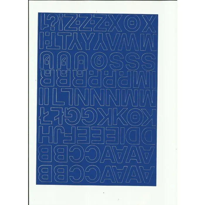 ⁨LETTERS samop.2.5cm(8) red ARTDRUK⁩ at Wasserman.eu