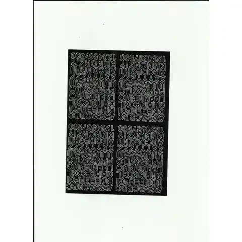 ⁨LETTERS samop.0.7cm(8) black ARTDRUK⁩ at Wasserman.eu
