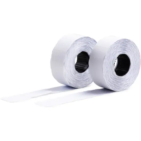 ⁨Tape for single row labeller 26x12mm (5pcs) white corrugated⁩ at Wasserman.eu