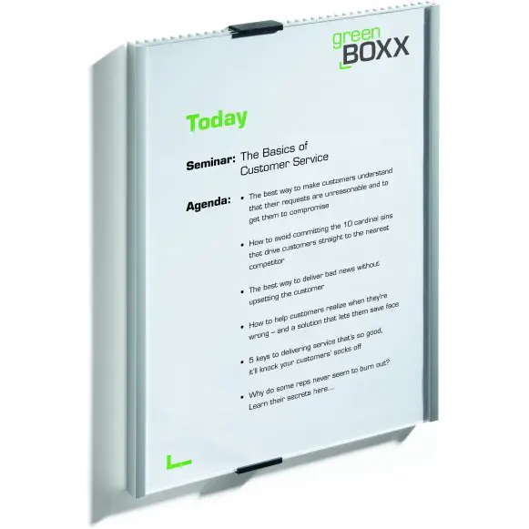 ⁨Information plate A4 210x297mm 480623 INFO SIGN DURABLE⁩ at Wasserman.eu