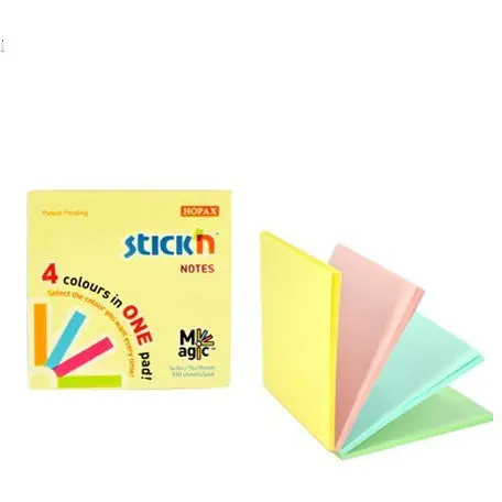 ⁨Bloczek STICK"N MAGIC PAD 76x76mm pastel mix kolorów 21574⁩ w sklepie Wasserman.eu