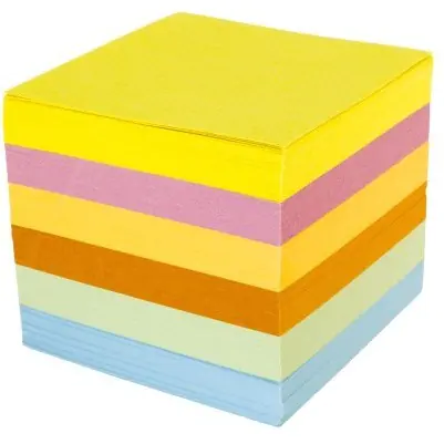 ⁨Bloczek nieklejony 85x85x70mm kolorowy NATUNA⁩ w sklepie Wasserman.eu