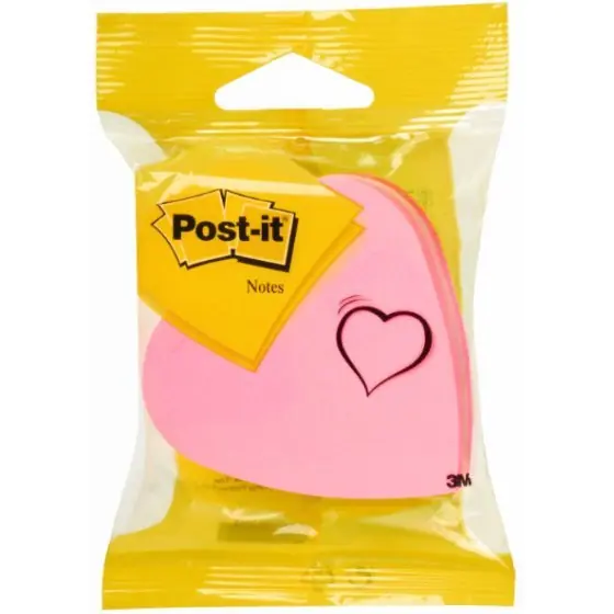 ⁨Block 3M POST-IT HEART neon 2007H 225k FT510076563⁩ at Wasserman.eu