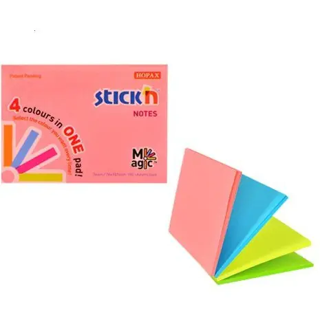 ⁨Block STICK"N MAGIC PAD 76x101mm neon mix colors 21572⁩ at Wasserman.eu