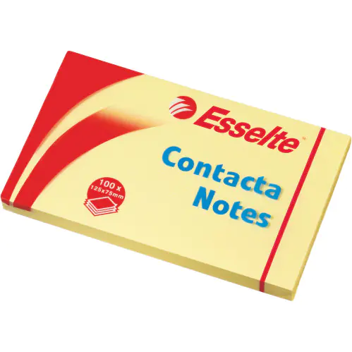 ⁨Adhesive blocks ESSELTE 75x125mm yellow 100k 83001⁩ at Wasserman.eu