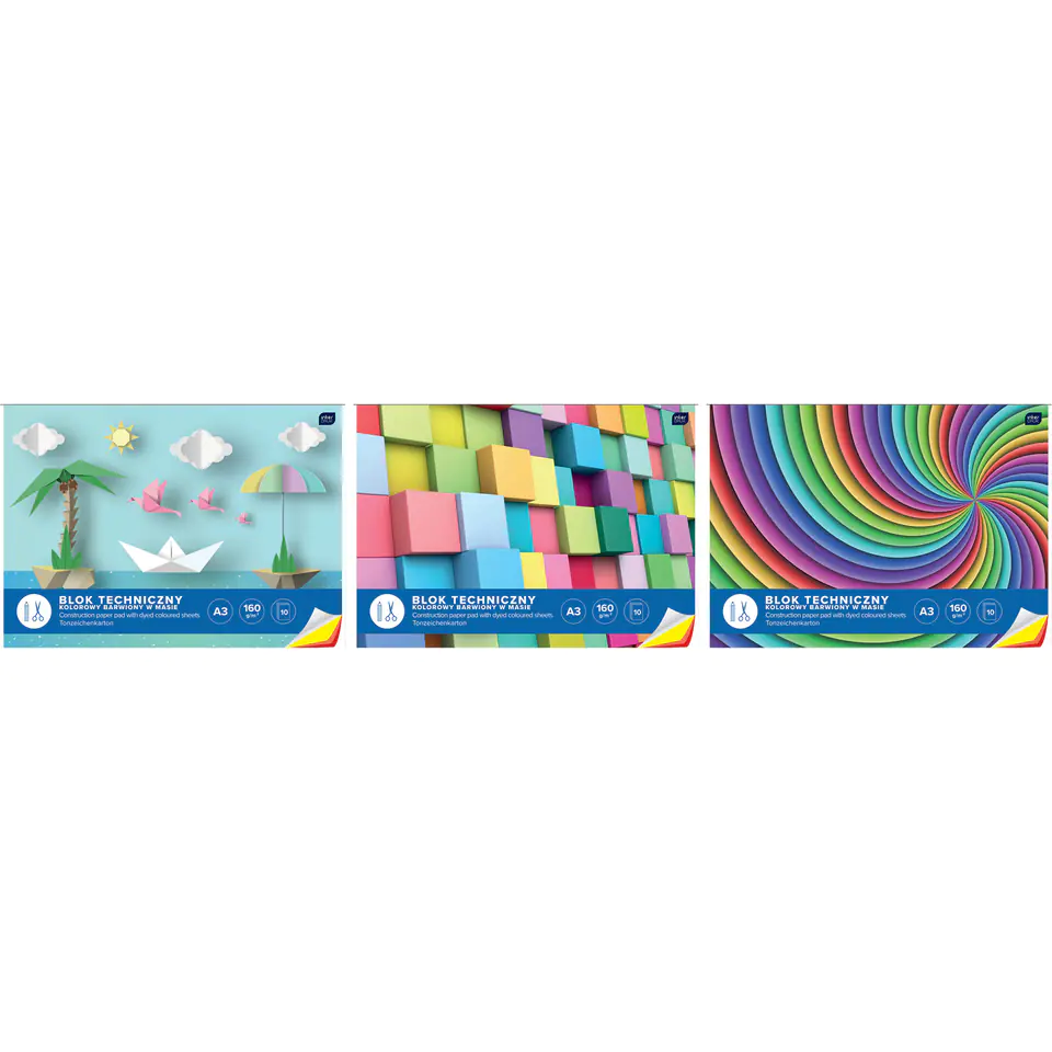 ⁨Technical block colour A3 10 sheets INTERDRUK⁩ at Wasserman.eu