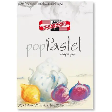 ⁨Blok do pasteli 300x420mm 20k 220g biały POP PASTEL BLO-PA300 KOH-I-NOOR⁩ w sklepie Wasserman.eu