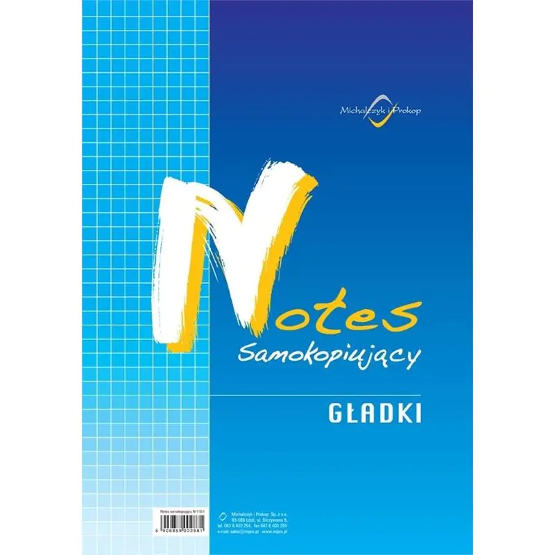 ⁨N-110-1 Notes A-4 samokop.gład MICHALCZYK AND PROKOP⁩ at Wasserman.eu