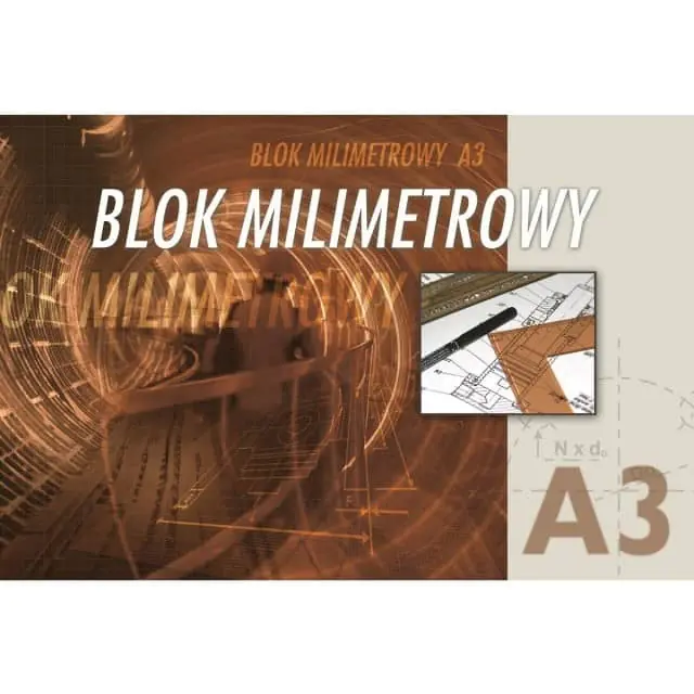 ⁨Blok milimetrowy A3 20k KRESKA⁩ w sklepie Wasserman.eu