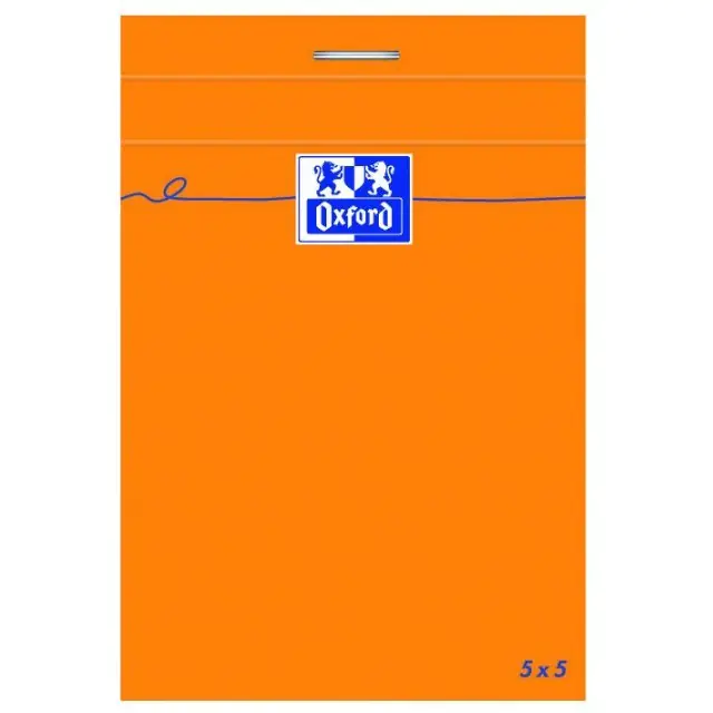 ⁨Notepad A7 80k griddle paperback OXFORD EVERYDAY 100106275⁩ at Wasserman.eu