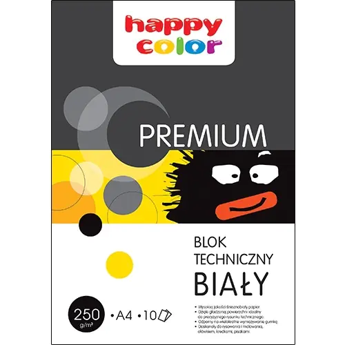 ⁨Technical block white A3 250g. PREMIUM HA 3725 3040-0 HAPPY COLOR⁩ at Wasserman.eu