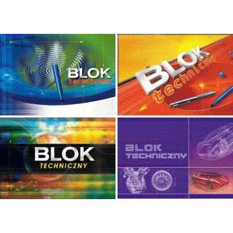 ⁨Blok techniczny A4 10k 170g KRESKA⁩ w sklepie Wasserman.eu