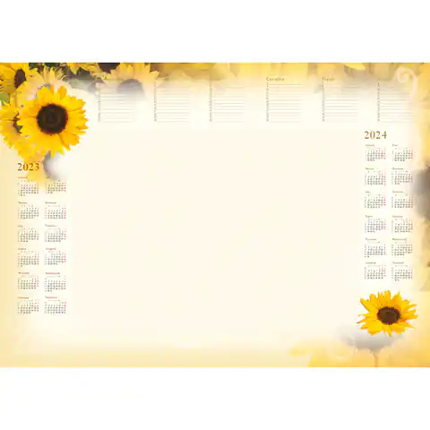 ⁨Schedule -Planner A2 with strip sunflowers T-1-A2-5 Michalczyk and Prokop⁩ at Wasserman.eu