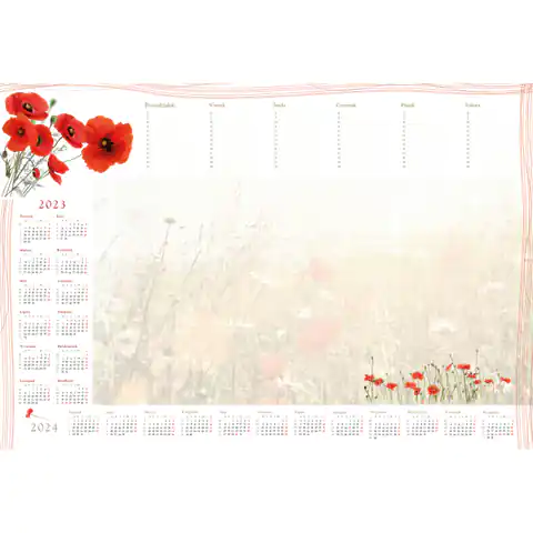 ⁨Planner-Planner B3 with poppies strip T-2-B3-4 Michalczyk and Prokop⁩ at Wasserman.eu