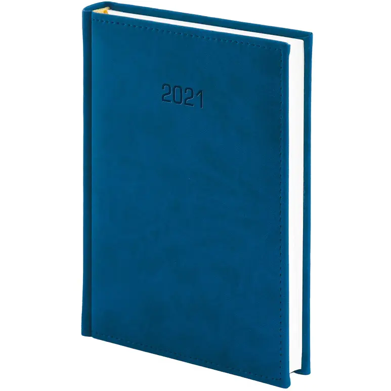 ⁨Kalendarz A4 Aluminium STANDARD dzienny p.biały 237 A4DB granatowy Wokół Nas⁩ w sklepie Wasserman.eu