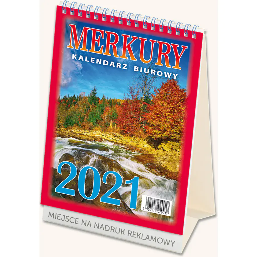 ⁨Office calendar vertical MERKURY H5 152x225 mm TELEGRAPH⁩ at Wasserman.eu