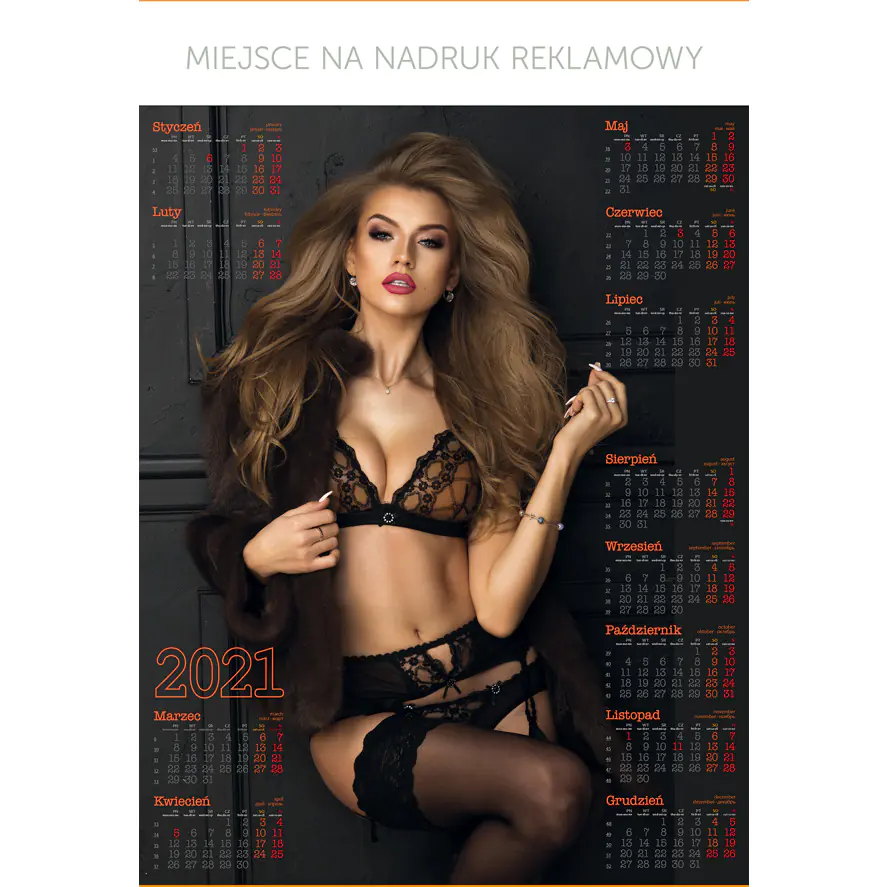 ⁨Kalendarz Plakatowy B1, P13 BEATA 67x98cm TELEGRAPH⁩ w sklepie Wasserman.eu