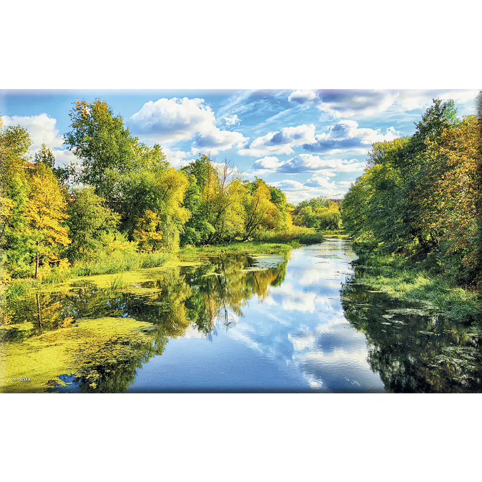 ⁨Kalendarz Trójdzielny z główką (T06) TATRY - granat 380 x 990 mm TELEGRAPH⁩ w sklepie Wasserman.eu