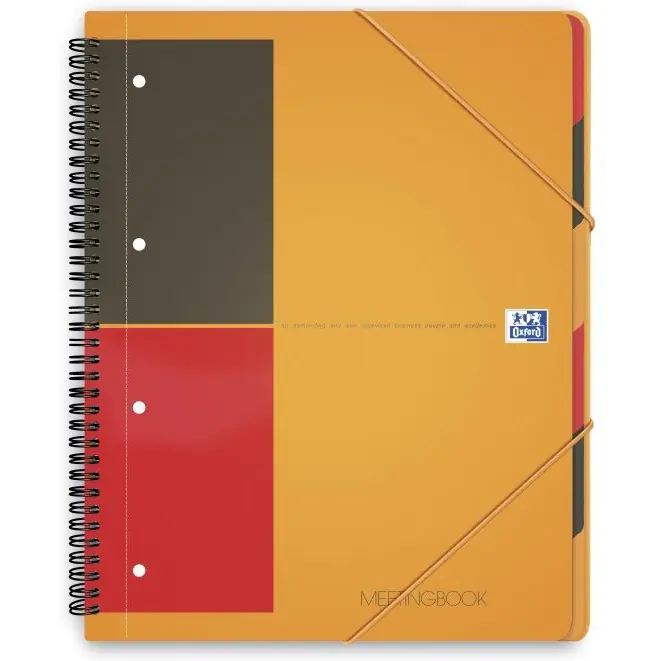 ⁨Wheel notebook A4+ 80k. OXFORD Meetingbook International line 100104296⁩ at Wasserman.eu