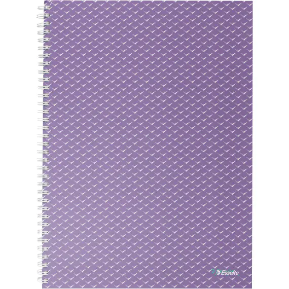 ⁨Colour'Breeze A4 checkered notebook lavender 628479 ESSELTE⁩ at Wasserman.eu