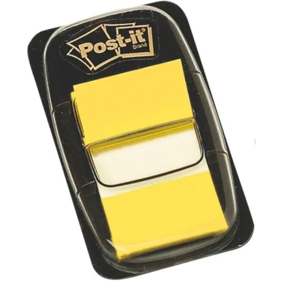 ⁨Zakładki indeksujące POST-IT 25x43mm żółte 680-5 50sztuk 3M-UU008015081⁩ w sklepie Wasserman.eu