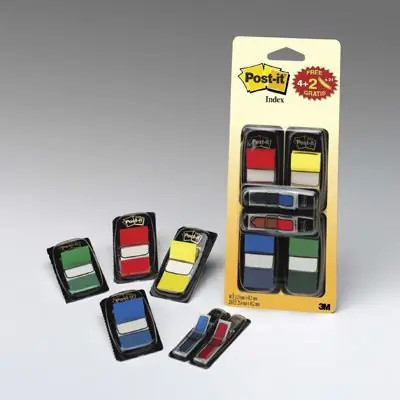 ⁨Zestaw zakadek indeksujących 2x684+4x680VAD5EU POST-IT 3 M 70005056984⁩ w sklepie Wasserman.eu