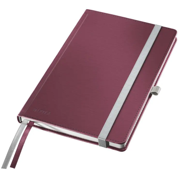 ⁨LEITZ STYLE A5 hard notebook Ruby grille red 44860028⁩ at Wasserman.eu